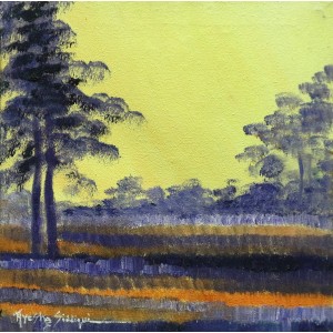 Ayesha Siddiqui, 12 x 12 Inch, Oil on Canvas,  Landscape Painting, AC-AYS-053